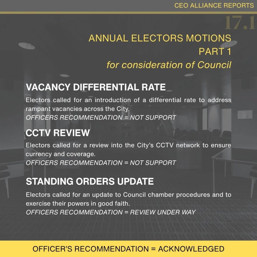 ๐ March Agenda - Electors Motions Focus, slide 3