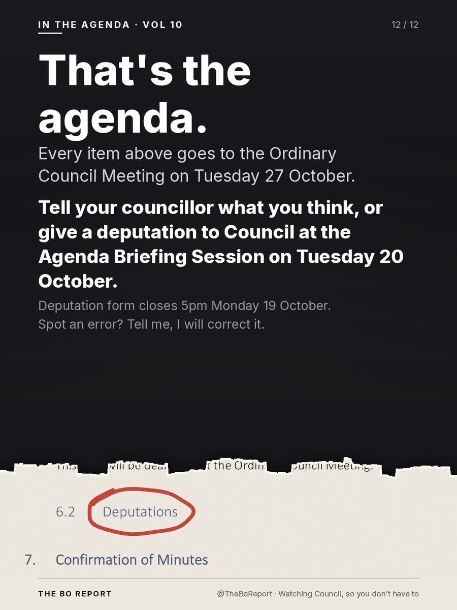 In the Agenda - October 2026, slide 12